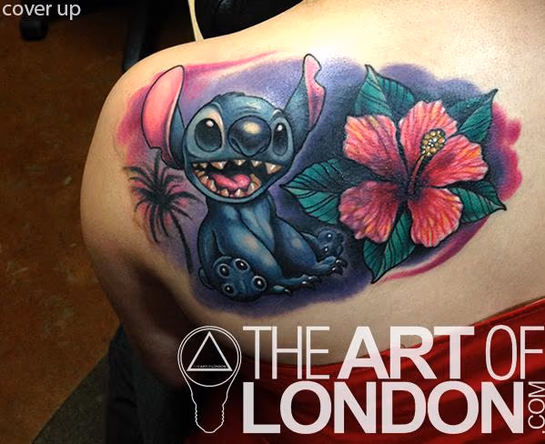 Stitch Cover Up Tattoo