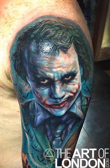 The Joker Heath Ledger Portrait