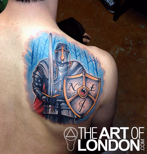 Medieval Knight Tattoo
