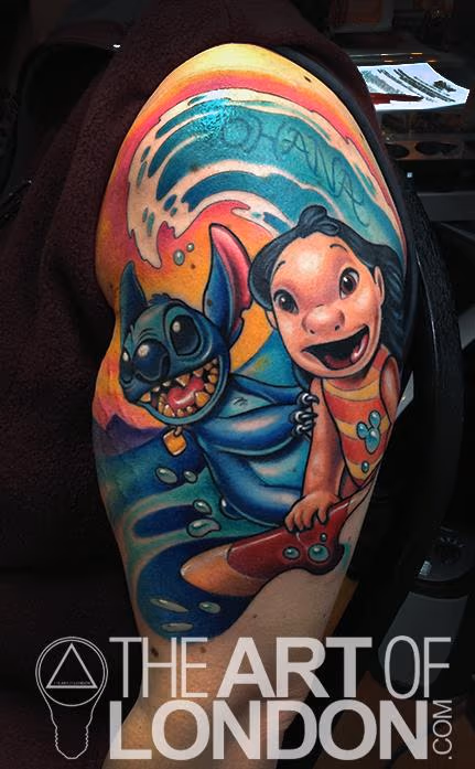 Disney Lilo and Stitch Tattoo