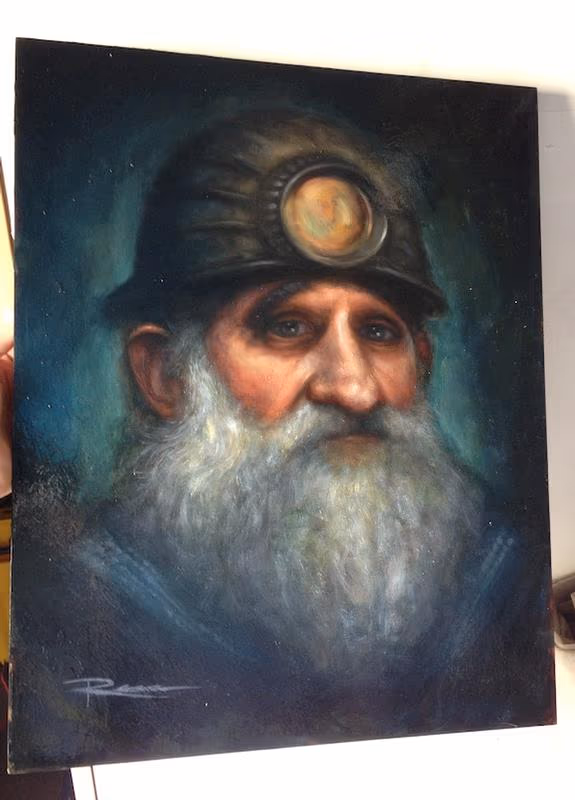 Old Man Miner Commission