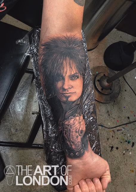 Nikki Sixx Motley Crue Portrait