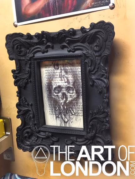 Pen Skull Sketch