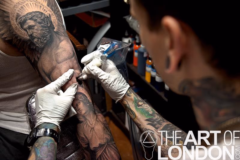 Angel Sculpture Sleeve