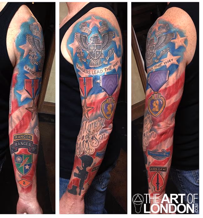 Army Ranger Memorial Tattoo