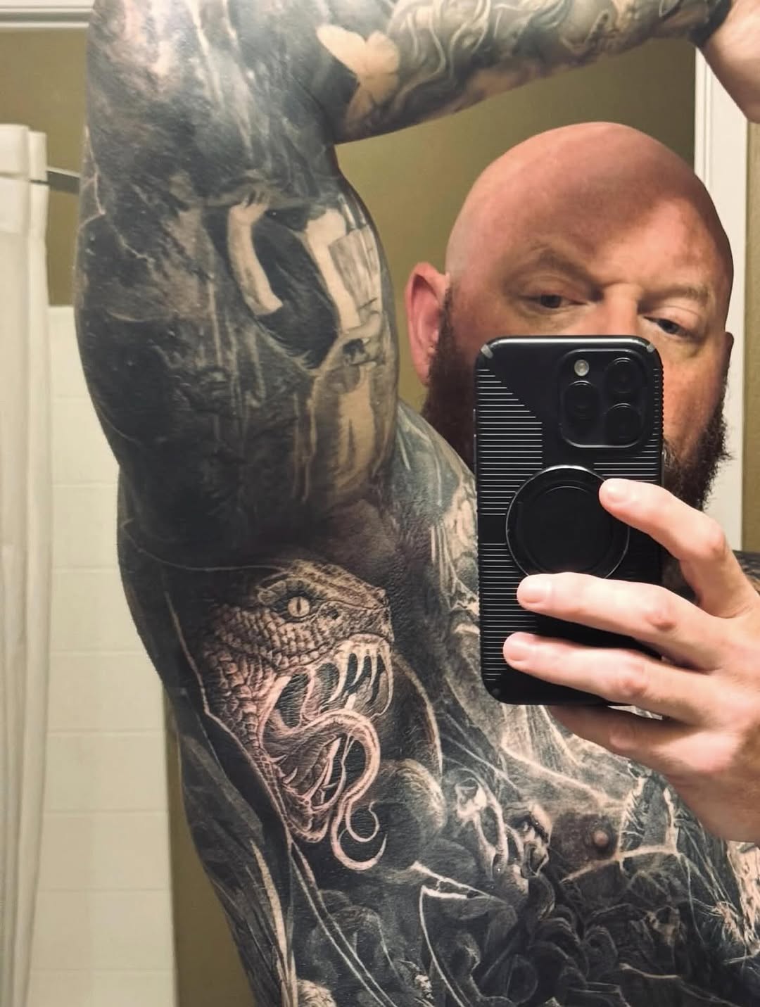 Would you get your armpit tattoo’d? Close to 150 hours total on Justin. A few important hours spent on the armpit recent