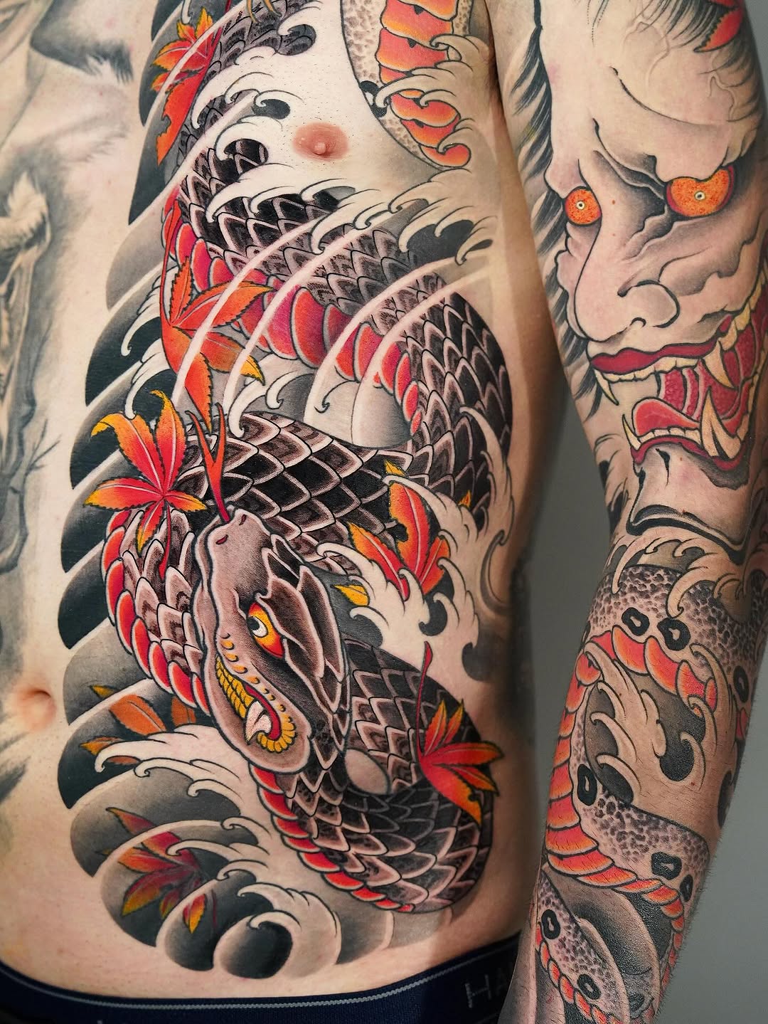Half bodysuit + arm sleeve completed.