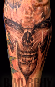 Freehand skull