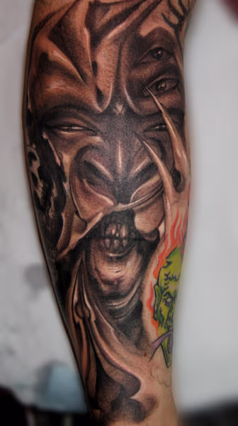 Freehand cover up...