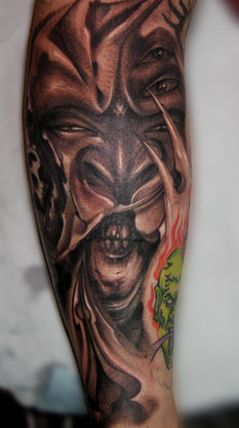 Freehand cover up...