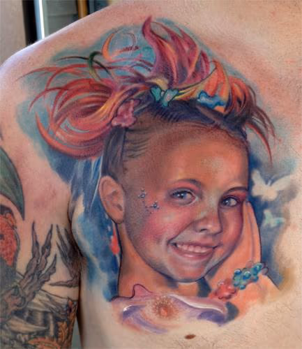 Portrait of friends Daughter