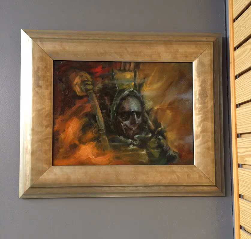 (Withdraw) oil on canvas