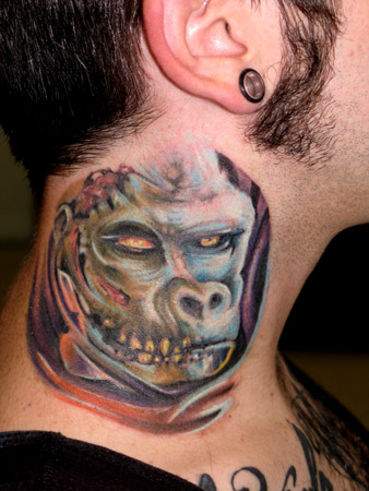 This is on a fellow artist from 570 tattoo in wilkes barre P.A.I had alot of fun with this.