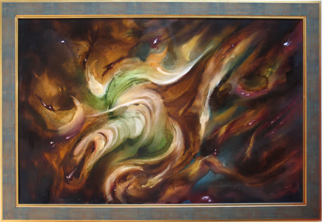 Abstract autumn  storm
