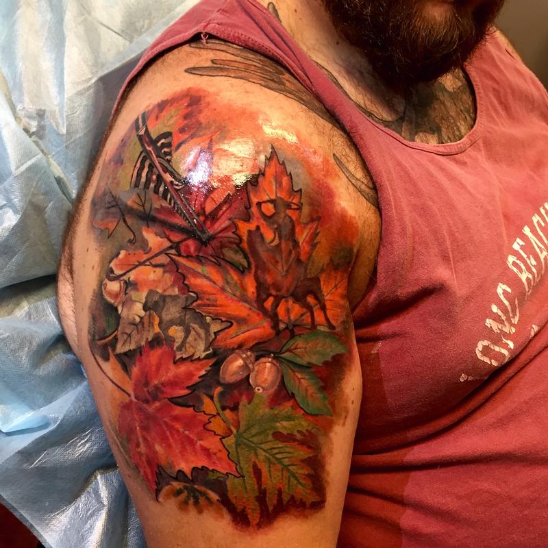 Fall leaves (in progress)
