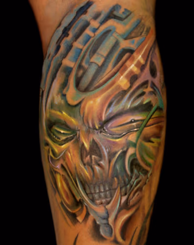 In progress Abstract Skull