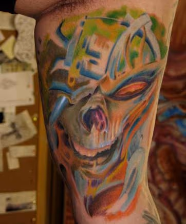 Pastel skull