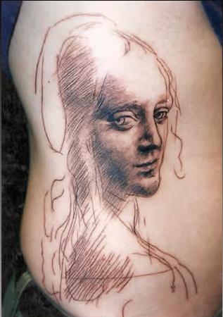 Pencil sketch tattoo