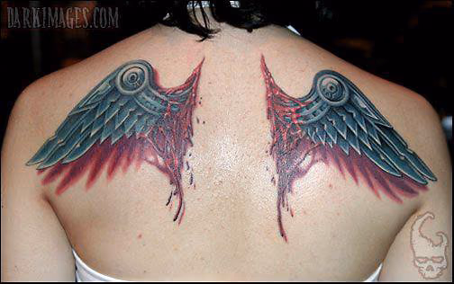 Metal Wings Tattoo