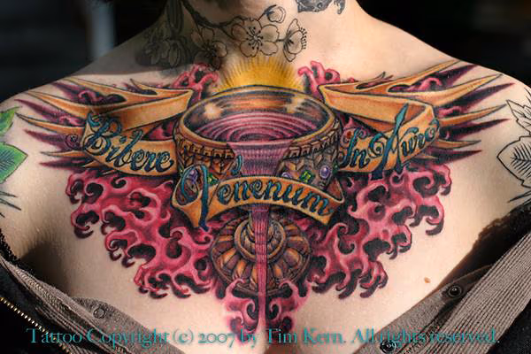 Wine Goblet Tattoo