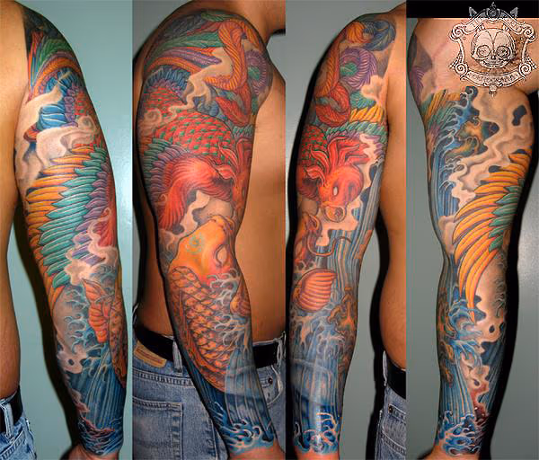 Phoenix Koi Tattoo