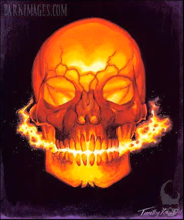 Hot Skull Art
