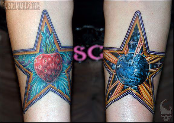 Stars Pair Tattoo