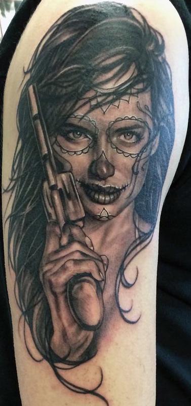 Realism Skulls tattoo by Gigi McQueen, County Down, Newcastle