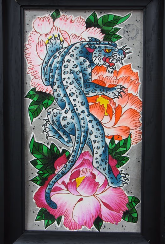 leopardo blanco