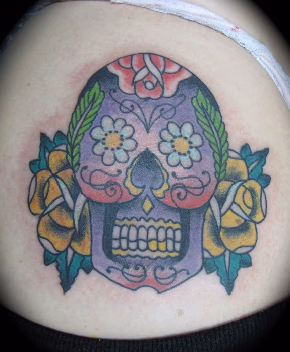 traditional sugar skull