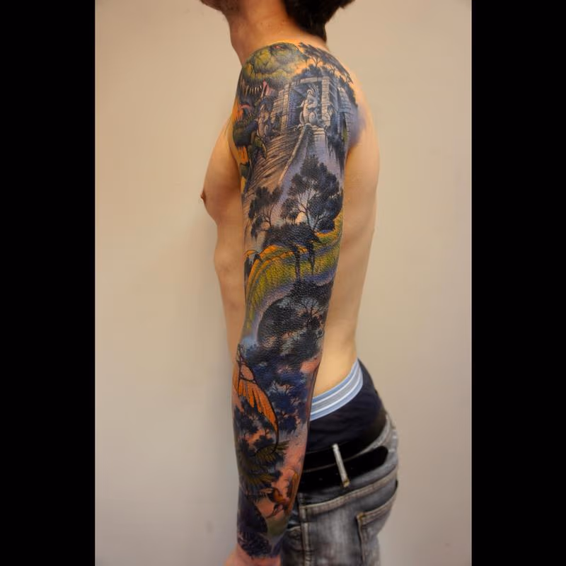dinosaurs sleeve