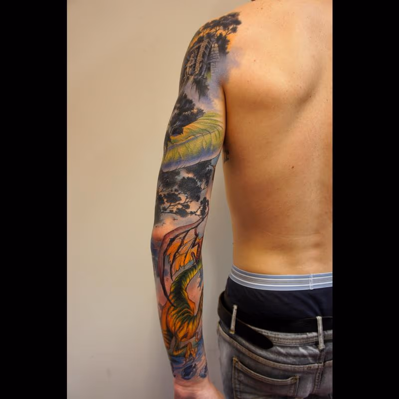 dinosaurs sleeve