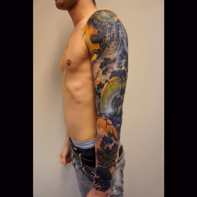 dinosaurs sleeve