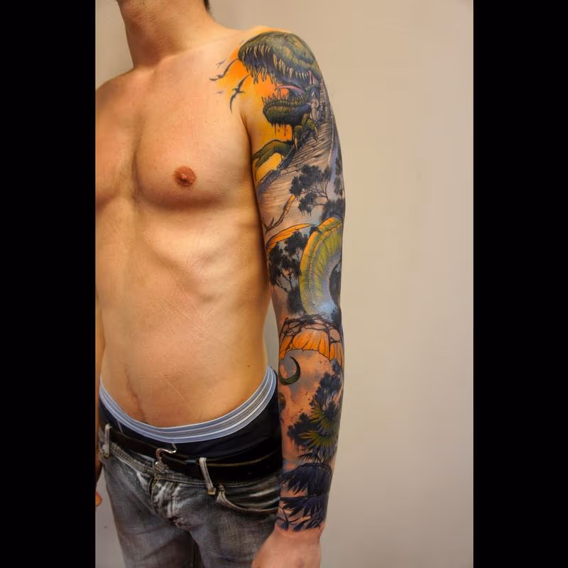 dinosaurs sleeve