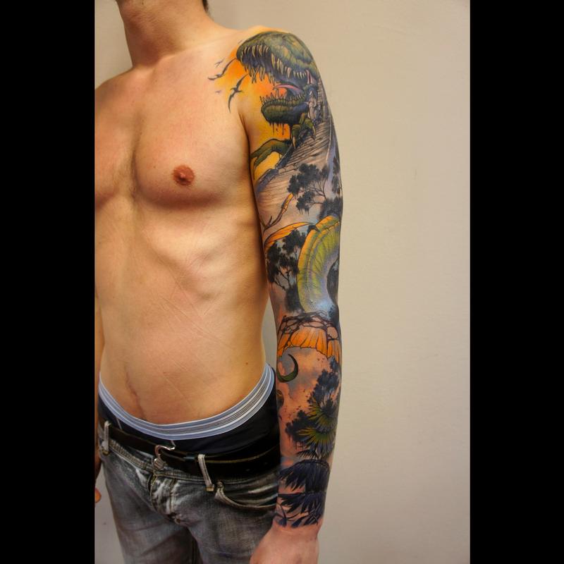 dinosaurs sleeve