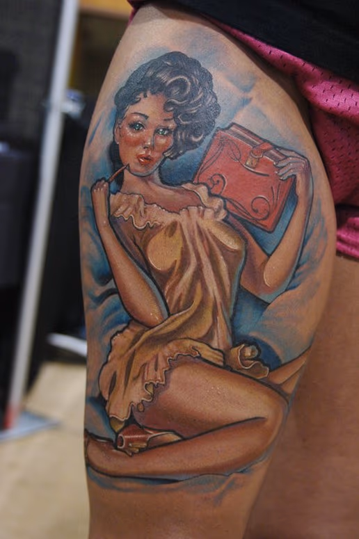 Pin Up Girl Tattoo