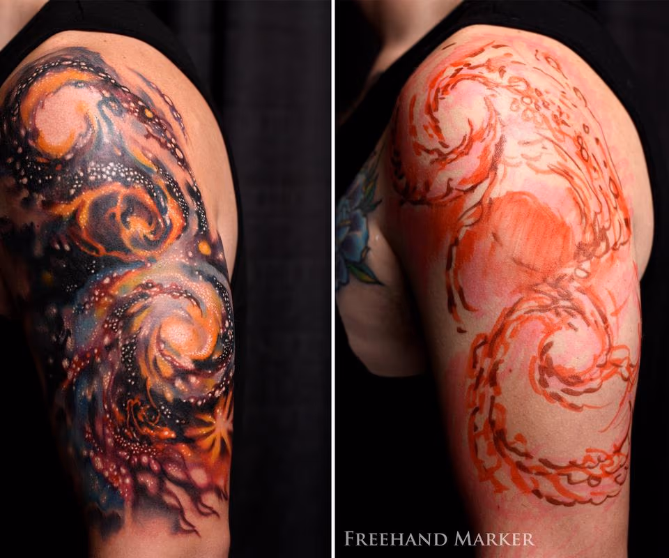 Galaxy Half Sleeve