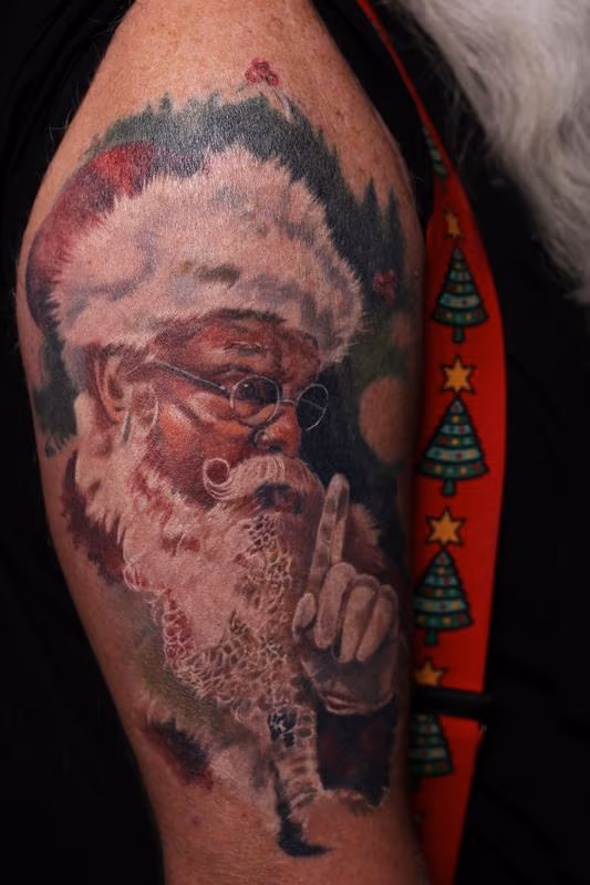Santa Claus Half Sleeve