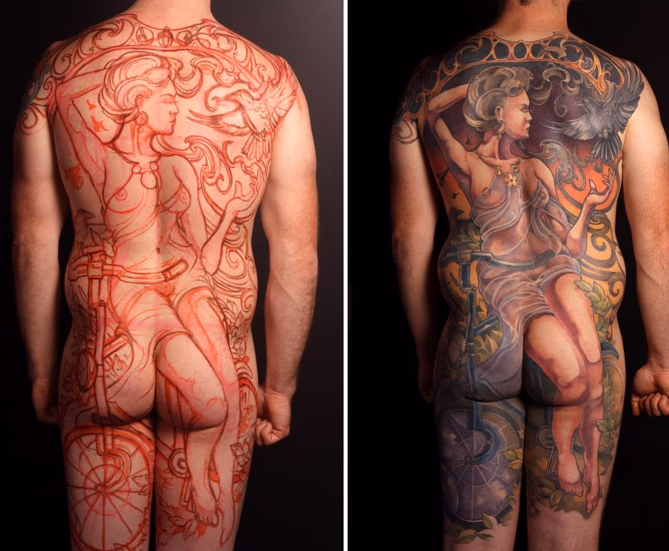 Freehand Nouveau Cycling Backpiece