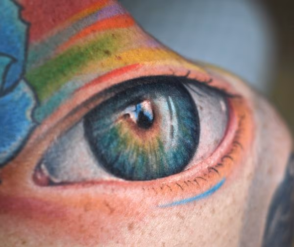 Eye tattoo