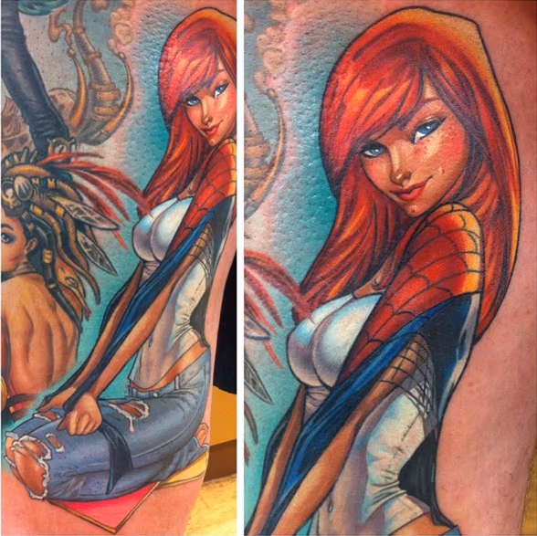 Mary Jane Watson from Spiderman comic