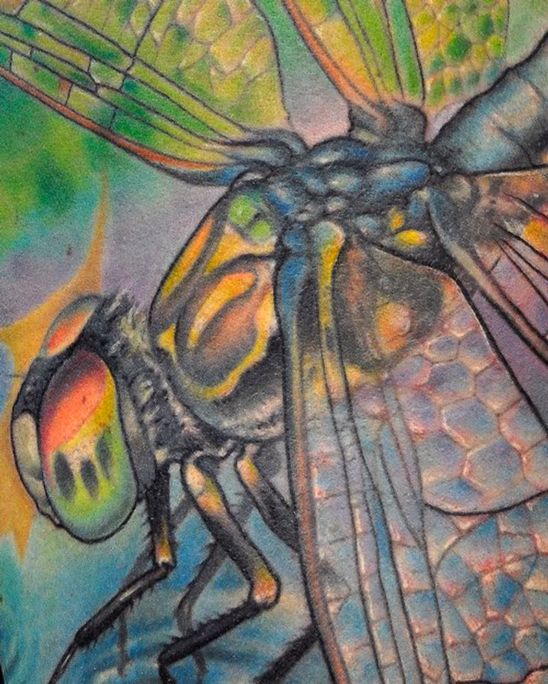 Dragonfly Tattoo detail