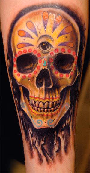 Skull tattoo