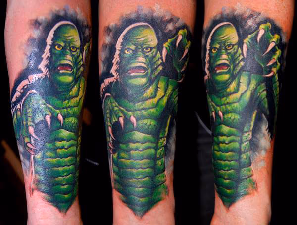 Creature from the Black Lagoon tattoo