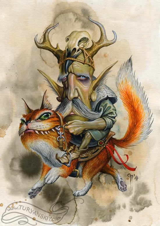 Horned rider