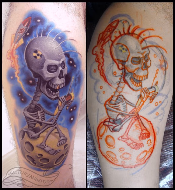 Punk skull lunatic