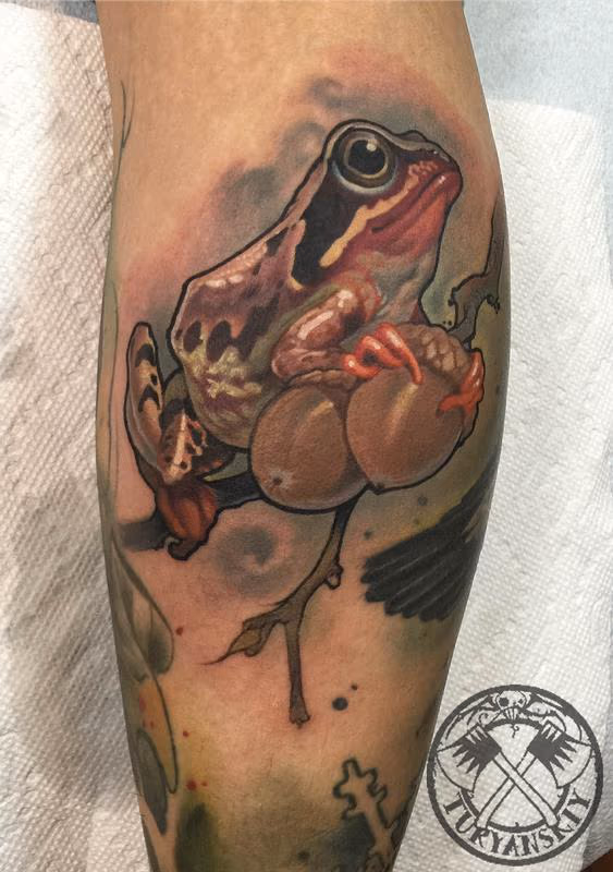 Frog tattoo