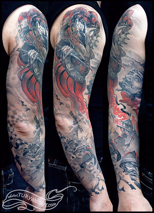 Joker and Chess King sleeve full