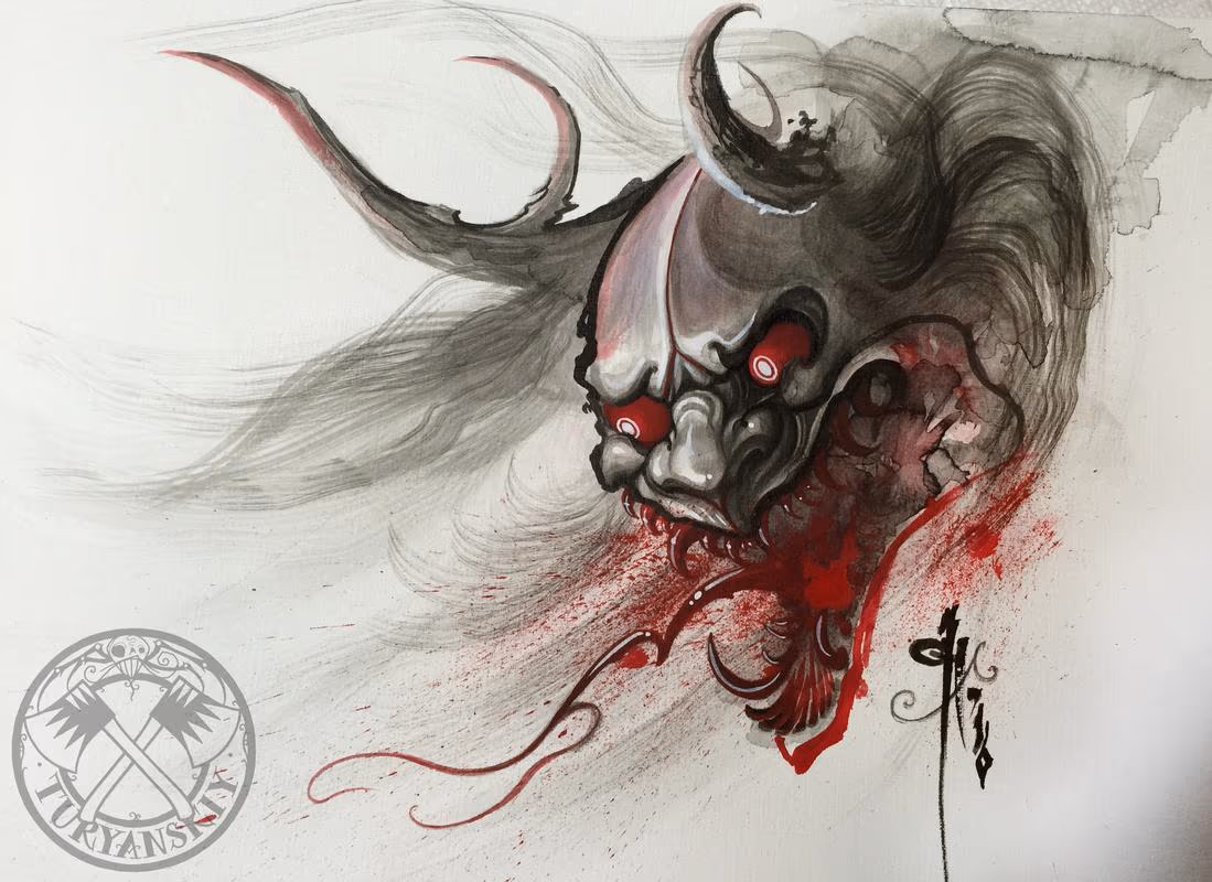 Bloody Hannya Mask