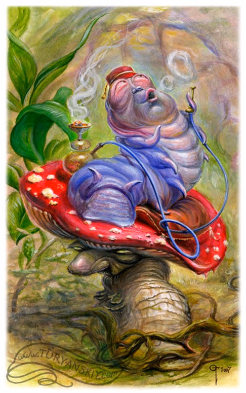 Caterpillar painting